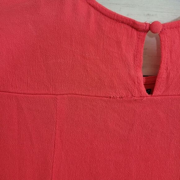 Umgee Boho Floral Embroidered Short Sleeve Tunic / Mini Dress FLAW Size Small - Picture 7 of 10